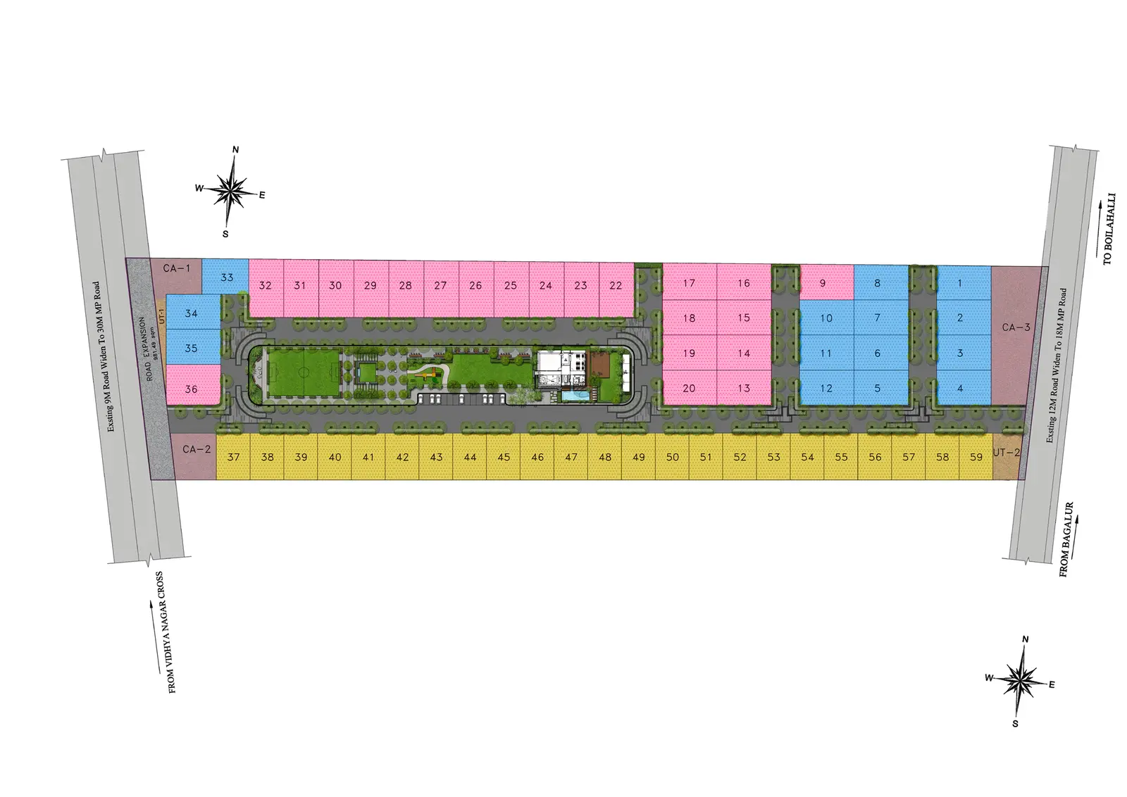 Enclave layout plan